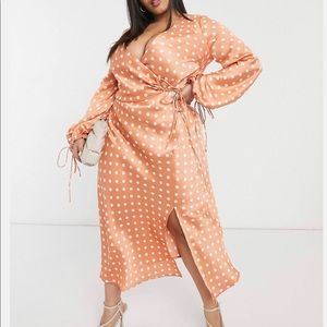 ASOS design polka dot dress